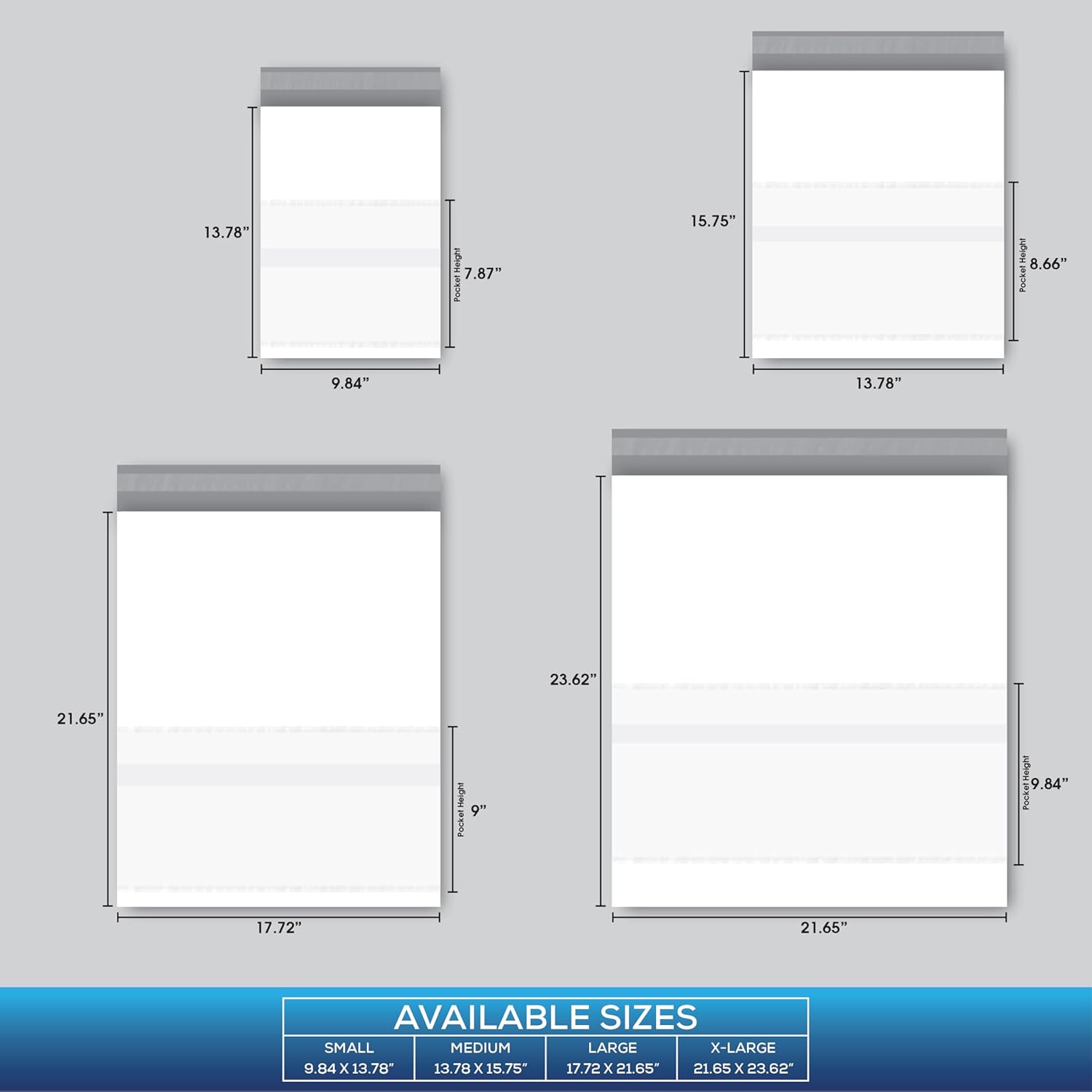 Excellent Packaging & Printing all poly mailers dimensions image