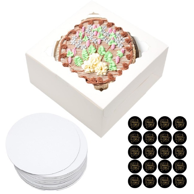 Excellent Packaging & Printing Cake Box main image Clear Window Cake Boxes