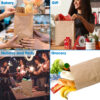 Brown Kraft bag Common Image-04 Brown Kraft Sac Paper Bags - Eco-Friendly & Biodegradable 8LB .