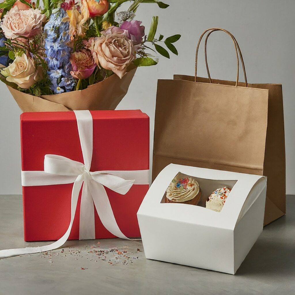 Excellent Packaging & Printing Kraft Bags and cake box cup cake box image