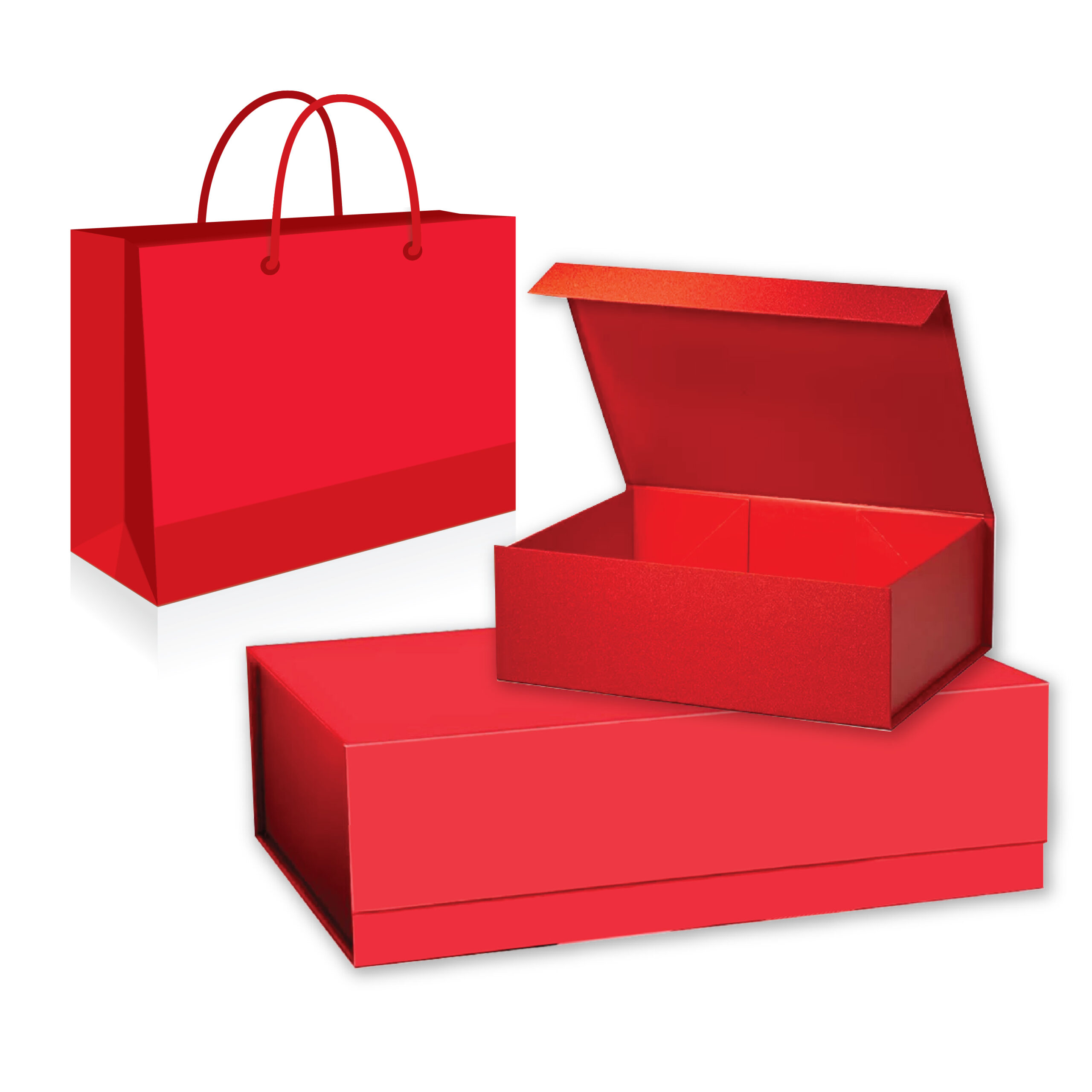 Red EPP Gift Box showcasing premium presentation accessories.