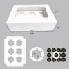 ffffffffffffff Excellent Packaging & Printing 6 cup cake box dimensions image