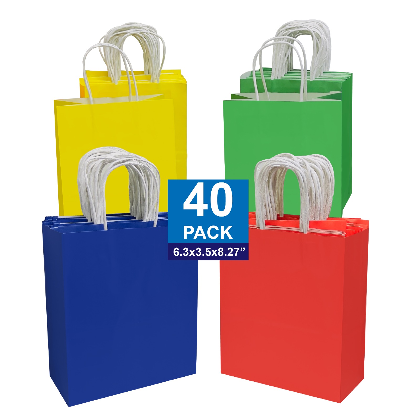 Colorful Paper Bags with Handles