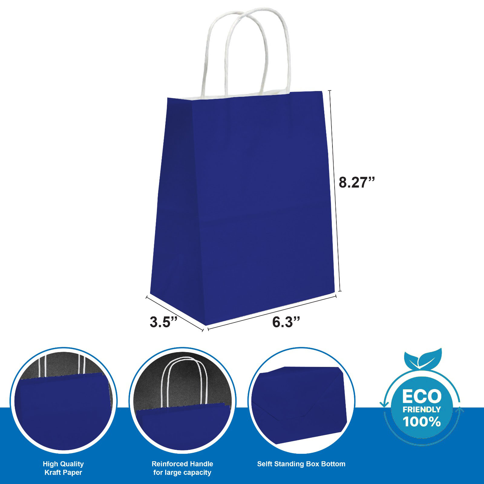 Colorful Paper Bags with Handles